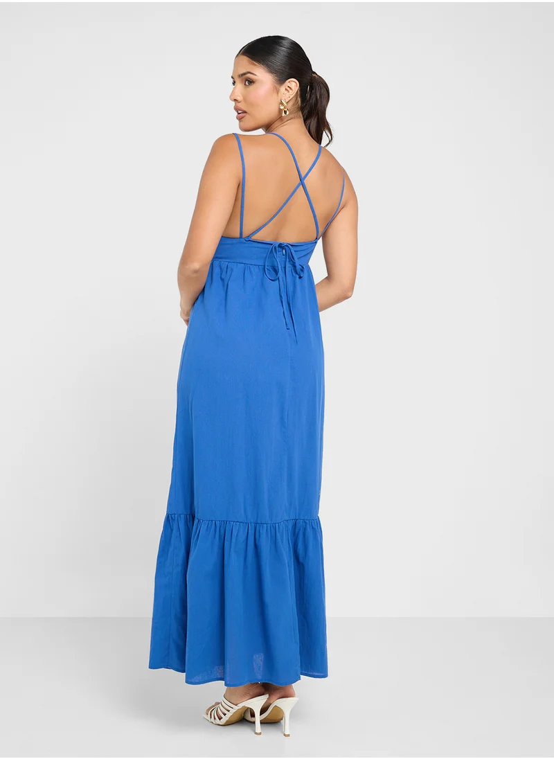 ايلا Strappy Cross Back Dress