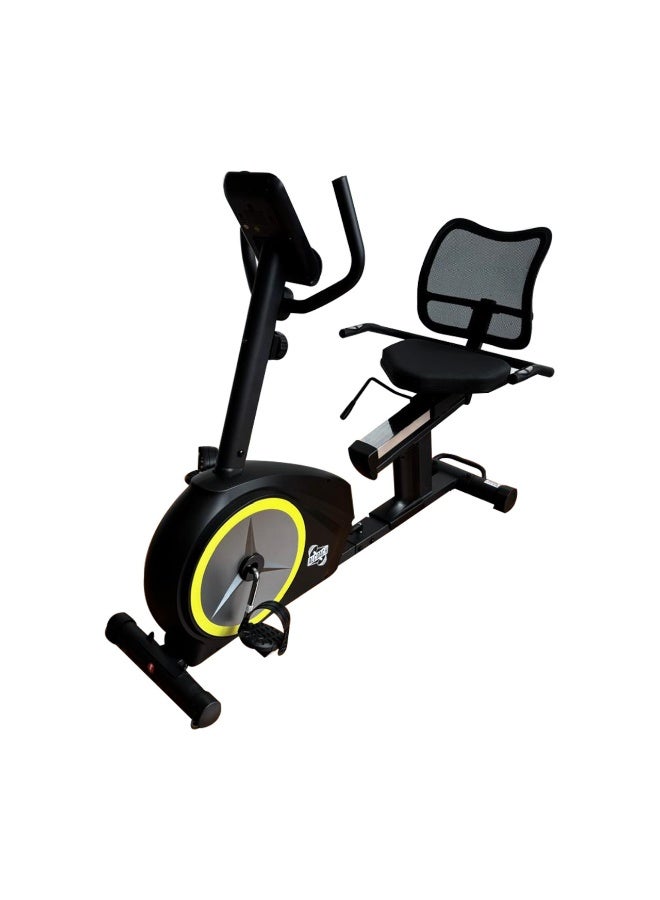 الكوتش دراجة رياضية ثابتة بوضعية جلوس مريحة من – مع شاشة رقمية ومقاومة مغناطيسية متعددة المستويات - Image 2