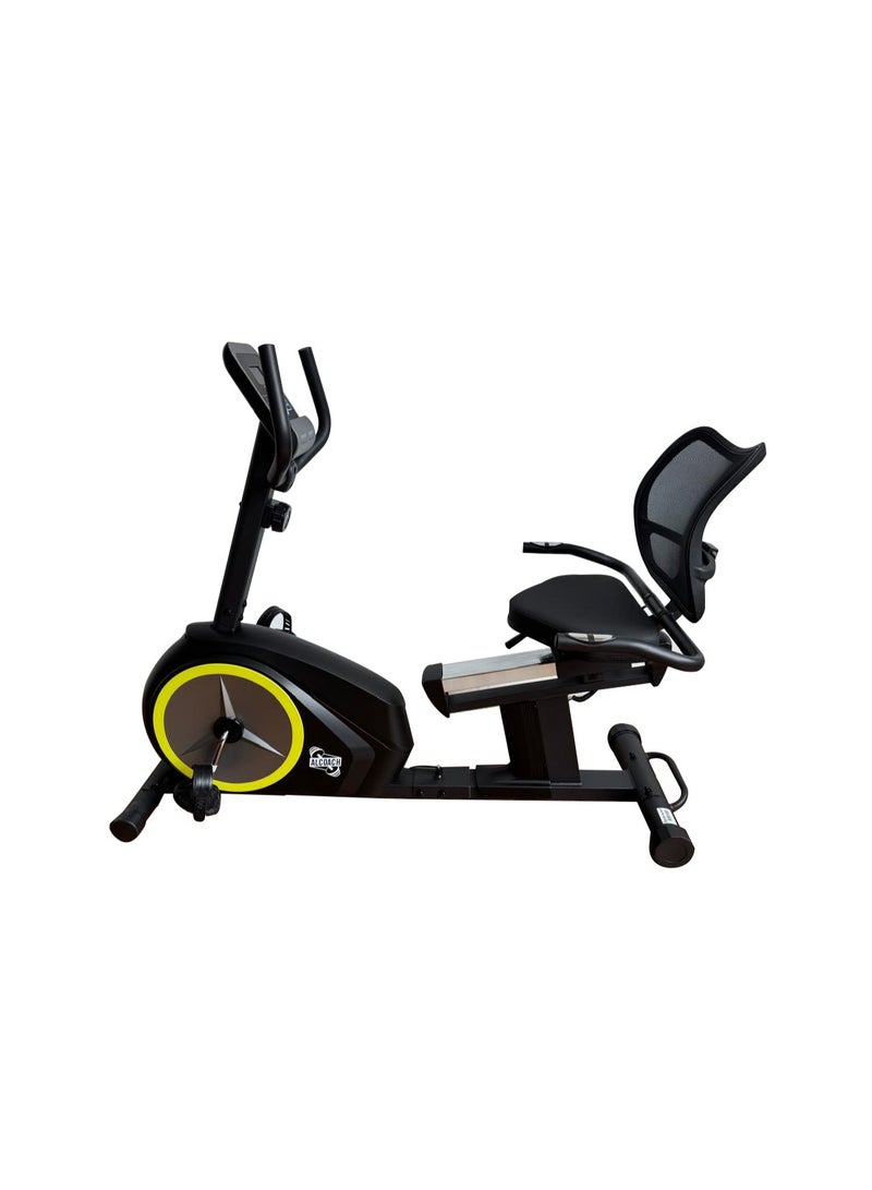 الكوتش دراجة رياضية ثابتة بوضعية جلوس مريحة من – مع شاشة رقمية ومقاومة مغناطيسية متعددة المستويات - Image 4