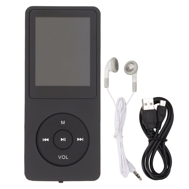 1.8 Inch MP3 Player 64GB Expandable Memory Easy to Use Music Player - Rechargeable Battery Portable MP3 Player for Travel Entertainment - Image 1