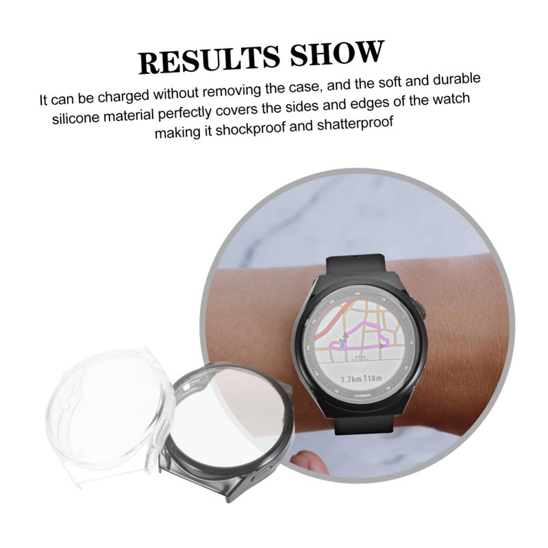Reusable TPU Screen Protector Detachable Case Lightweight Full Button Access 2 Pack - Image 4