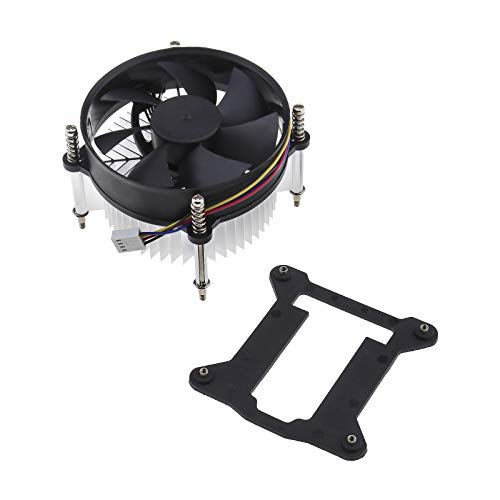 Micro Traders CPU Cooling Silent Fan with Heatsink, Compatible with Intel I3 I5 LGA 1150 1155 1156 3W 2200 RPM - Image 1