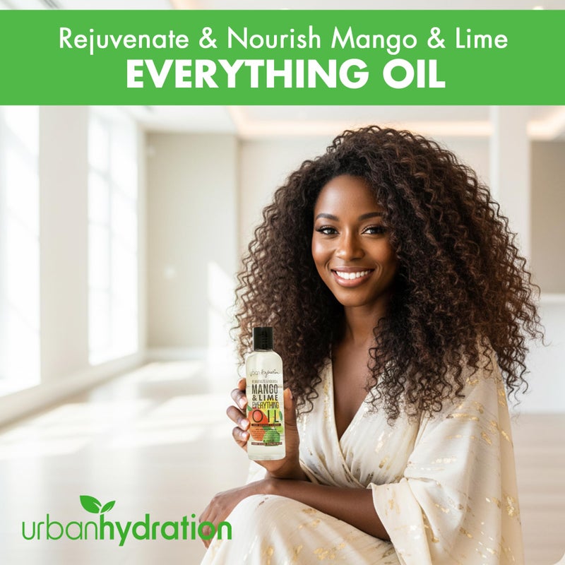 Urban Hydration Rejuvenate & Nourish Mango & Lime Everything Oil | Sulfate, Paraben, Gluten and Dye Free, Helps with Acne, Hydrates, Softens & Improves Overall Appearance of Skin| 6.8 Ounces - Image 5