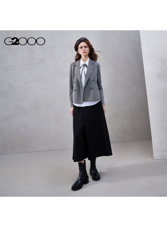G2000 Women's Autumn Winter Long Sleeve Shirt With Bowknot/modal Stretch, Mall Same Style - Image 3