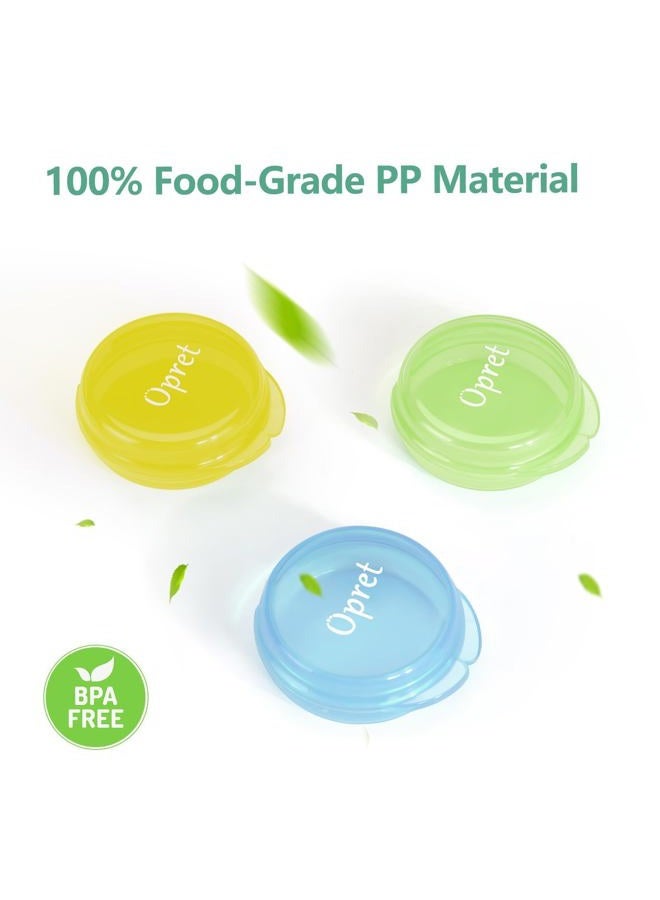 Opret Small Pill Box (3 Pcs), Cute Pill Case Portable for Pocket Purse Briefcase Travel Pills Box Medicine Storage Container Earplug Case - Image 4
