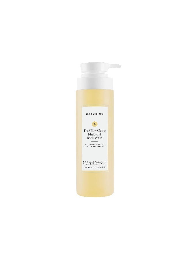 NATURIUM Naturium The Glow Getter MultiOil Hydrating Body Wash Gentle Cleanser 169 oz  - Image 1