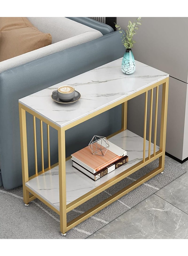 DubaiGallery Coffee Table Living Room,Two Tiers Tea Table for Living Room Furniture End Table - Image 3