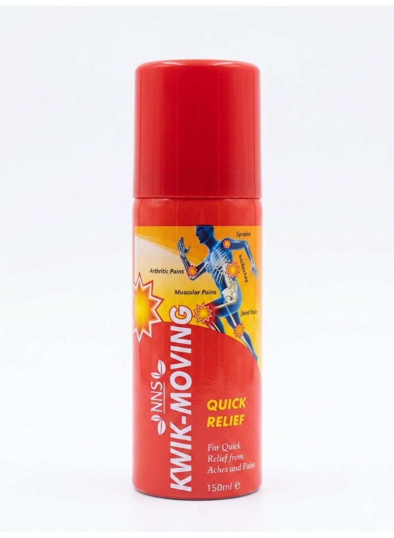 Kwik-Moving- Quick Relief Spray 150Ml