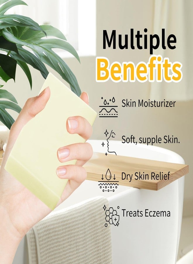 YAFUSIPE Organic Grass Fed Beef Tallow Soap Bar for Skin Glow 7OZ/200G Handmade Tallow Soap for Face and Body Moisturizing Facial Cleanser Face Wash Unscented Bathing Bar Soap For Women Men All Skin Type - Image 5