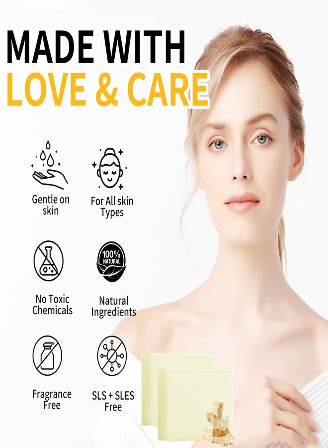 YAFUSIPE Organic Grass Fed Beef Tallow Soap Bar for Skin Glow 7OZ/200G Handmade Tallow Soap for Face and Body Moisturizing Facial Cleanser Face Wash Unscented Bathing Bar Soap For Women Men All Skin Type - Image 4