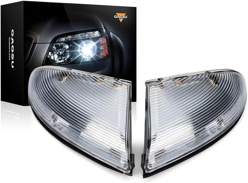Gagsu Mirror Turn Signal Light Front Left Drive Side & Right Passenger Side Compatible with Dodge Ram 1500 2009-2018, Ram 2500 2010-2018, Mirror Turn Signal Light Lamp Housing 68064948AA 68064949AA - Image 1