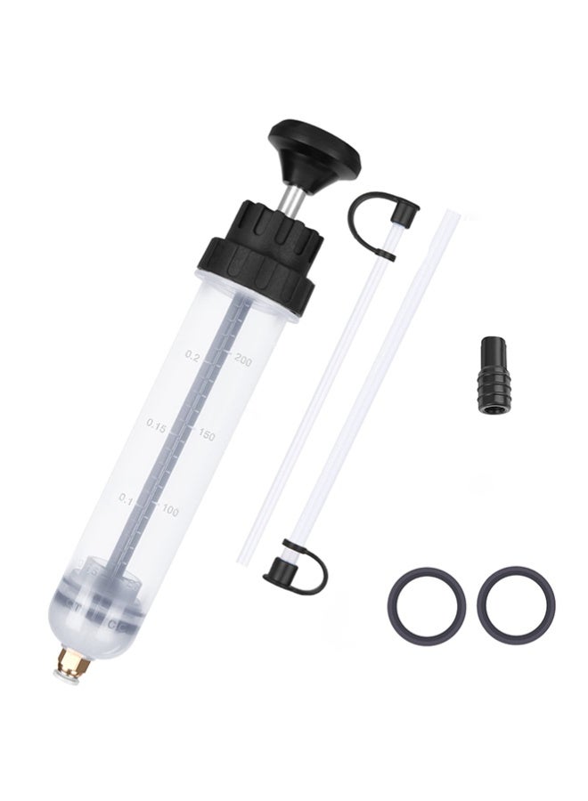 GNAFOTU 200cc Fluid Extractor,Oil Suction Syringe,Change Syringe Brake Fluid Extractor Pump,Change Syringe with Extension Tube, Automotive Oil Syringe - Image 1