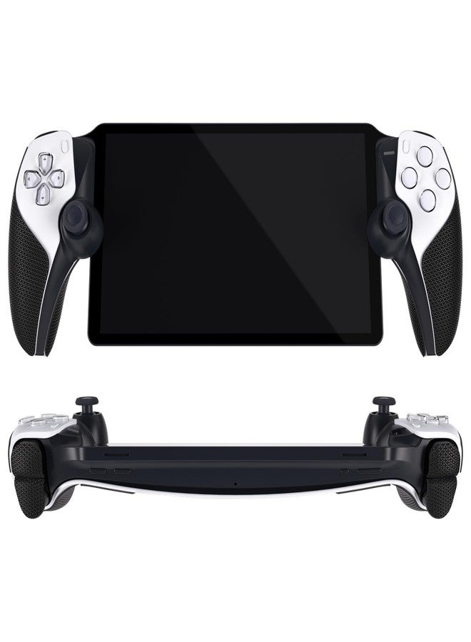 PlayVital Premium Anti-Slip Grips Set for PS Portal Remote Player with Trigger Buttons Grip Skin, Enhanced Comfort Controller Grip Cover for PS Portal Accessories - Black Hexagonal Diamond Pattern - Image 1