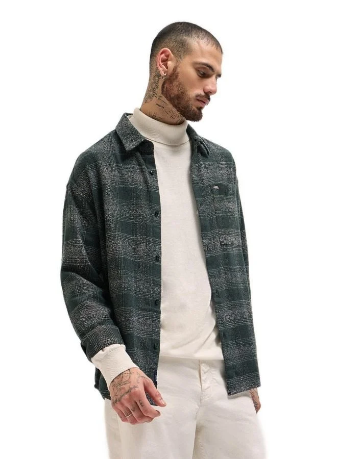 Shacket for Men | Long Sleeve, Casual Button-Down | Soft, Breathable Fabric for Work, Everyday, & All-Season Wear in Stylish Design