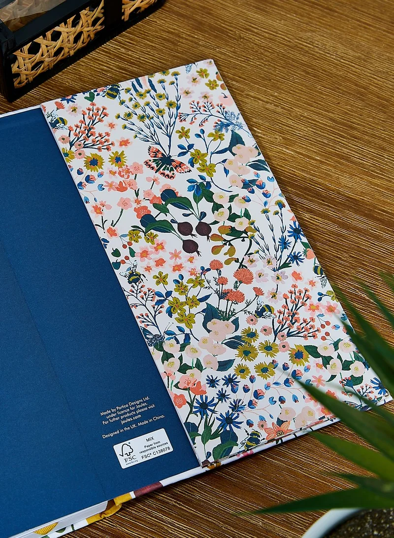 Joules A5 Linen Notebook