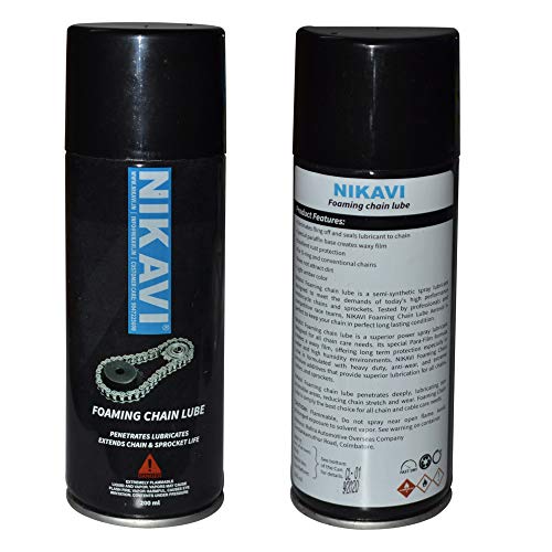 NIKAVI FCL200 + BCA13 Foaming Chain Lube - 200ml + Chain Cleaning Brush (4) - Image 4