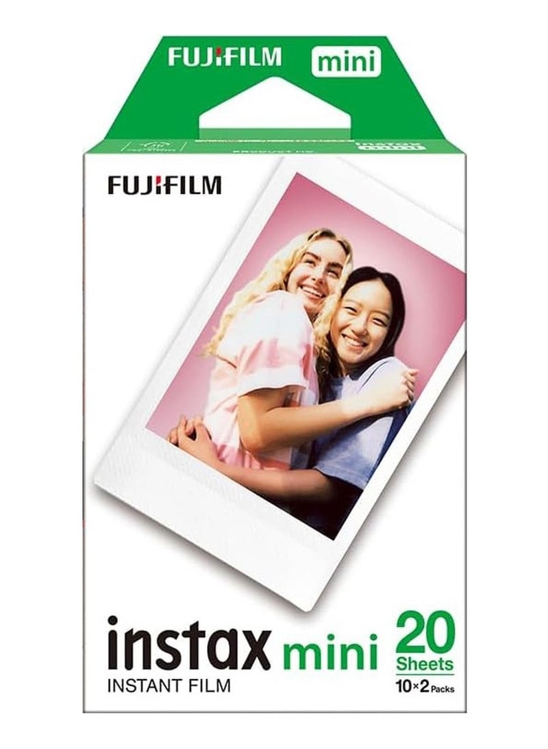 Fujifilm Instax Mini Colour Film with White Border (20 Sheets) - Image 1