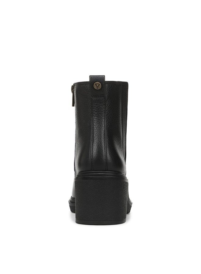 Vionic Women's Savannah Fashion Boot, Black Tumbled Leather, 8 - Image 3