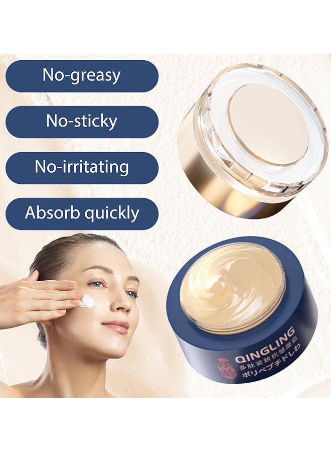 QINGLING Wrinkle Removal Cream, Firming Anti-Aging Cream, Anti Aging Skin Care Firming, Peptide Firming Anti-Wrinkle Cream 50G - Image 4