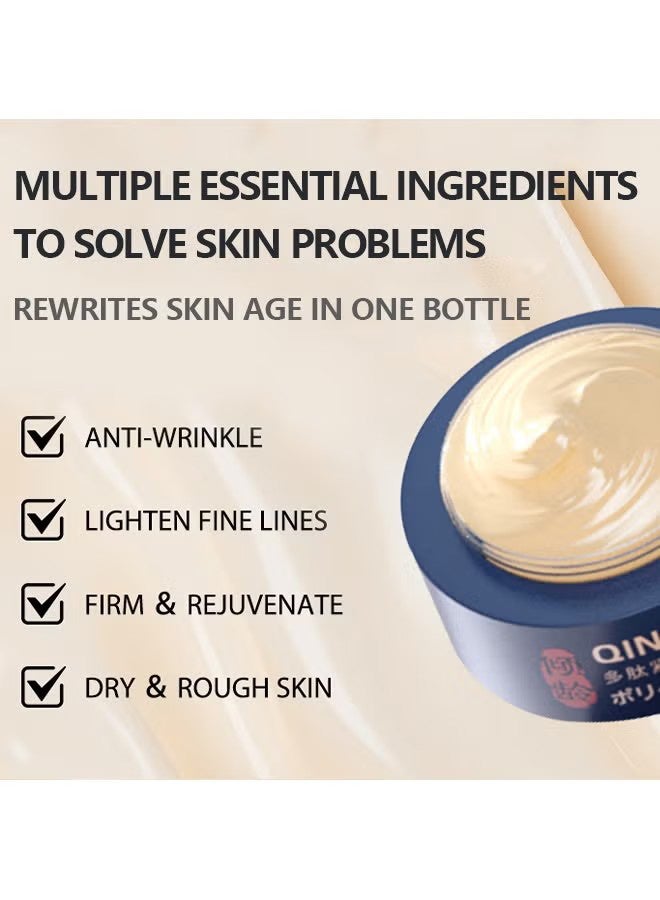 QINGLING Wrinkle Removal Cream, Firming Anti-Aging Cream, Anti Aging Skin Care Firming, Peptide Firming Anti-Wrinkle Cream 50G - Image 5
