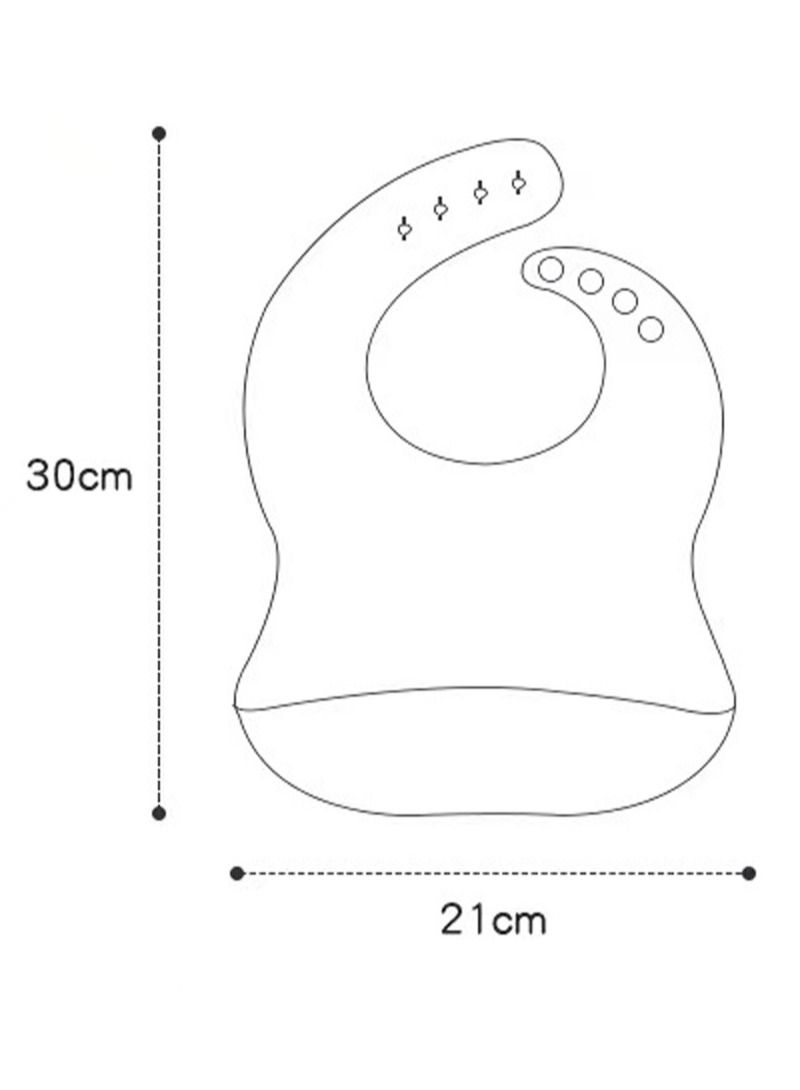 Shuer Baby Bib Silicone Waterproof - Image 3