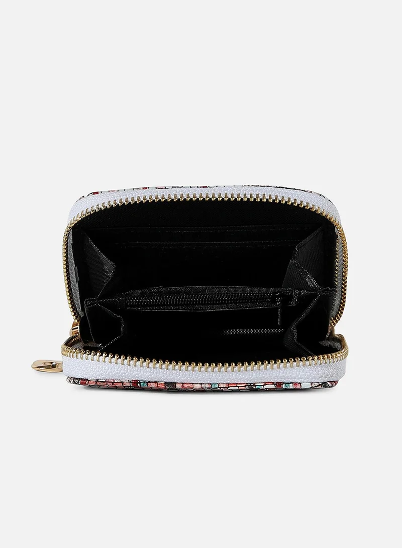 Haute Sauce Multicolour Textured Vegan Leather Wallet