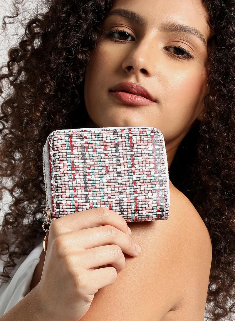 Haute Sauce Multicolour Textured Vegan Leather Wallet