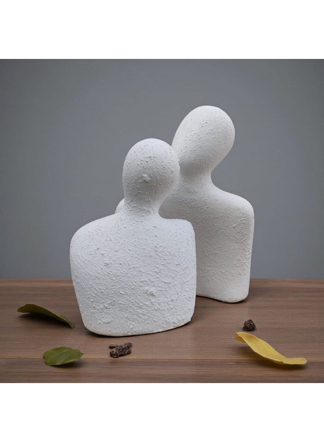 color zone pottery Decorative 2-Piece Pottery Sculpture Set for Home Décor, Tabletop Display & Shelf Styling - Image 2