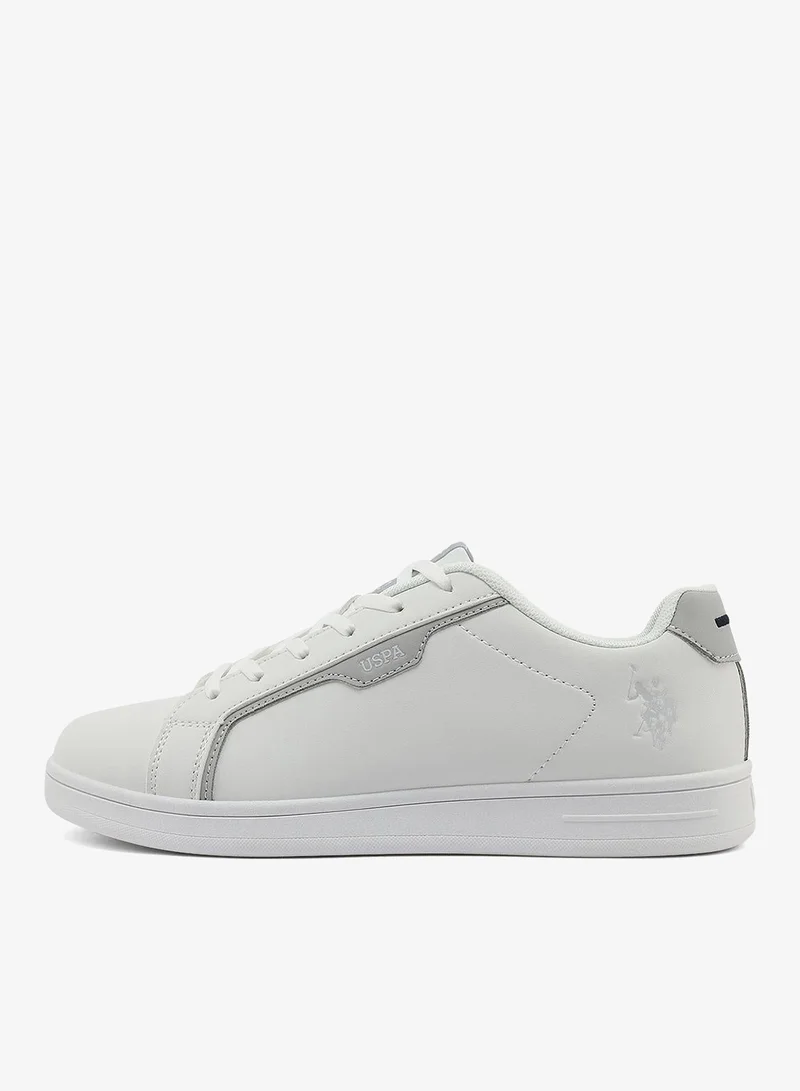 U.S. Polo Assn. white Women's White Sneakers - Elegant Design,Comfortable Casual Shoes for Everyday Wear for Women | Best Price UAE
