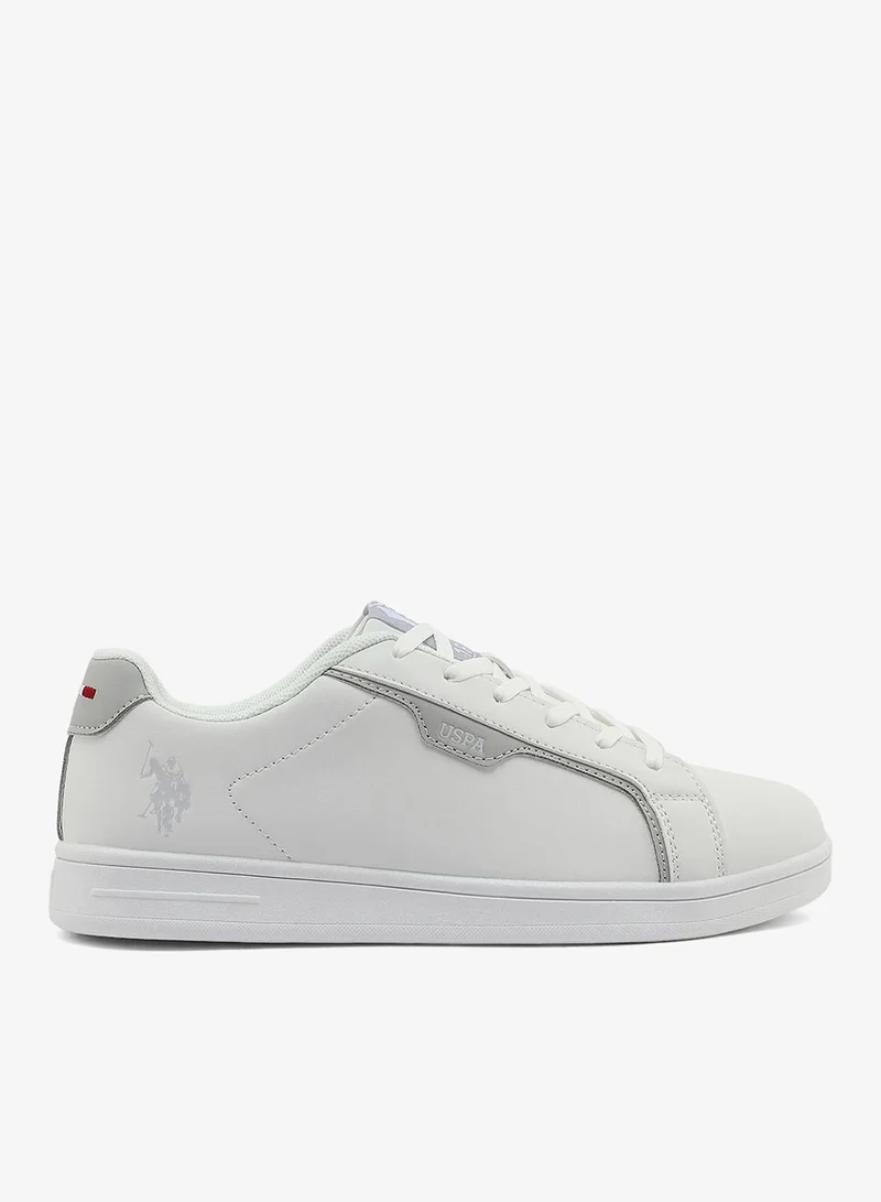 U.S. Polo Assn. white Women's White Sneakers - Elegant Design,Comfortable Casual Shoes for Everyday Wear for Women | Best Price UAE