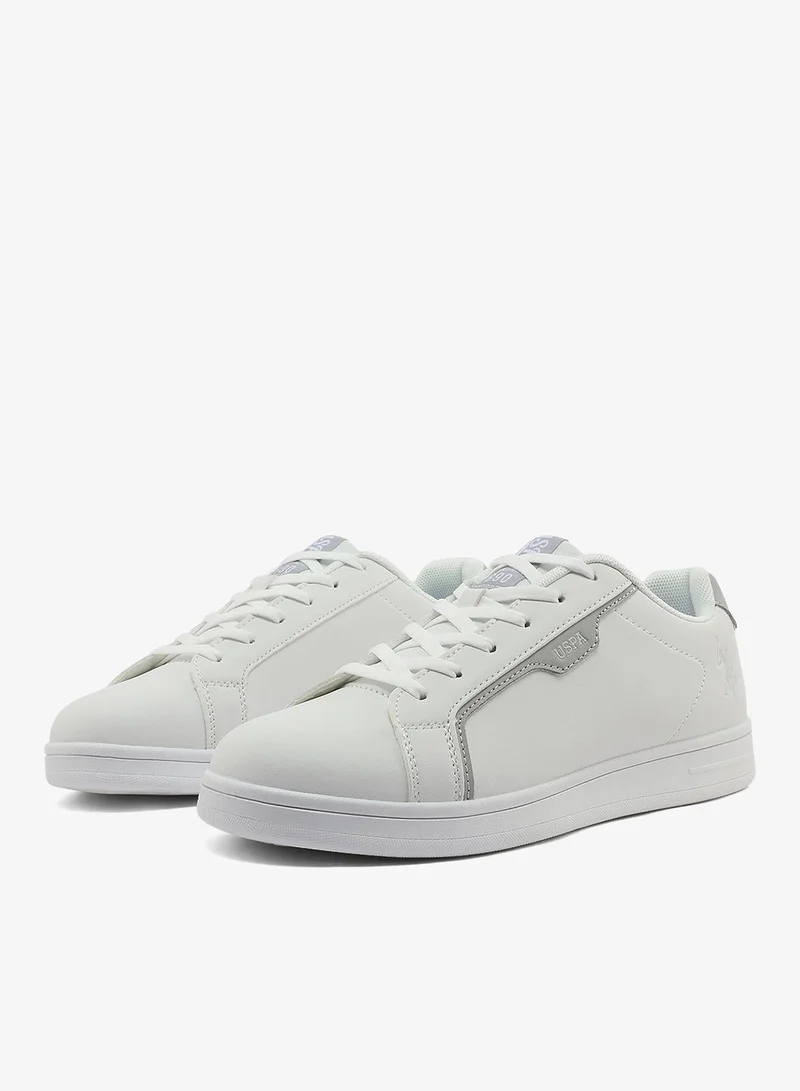 U.S. Polo Assn. white Women's White Sneakers - Elegant Design,Comfortable Casual Shoes for Everyday Wear for Women | Best Price UAE