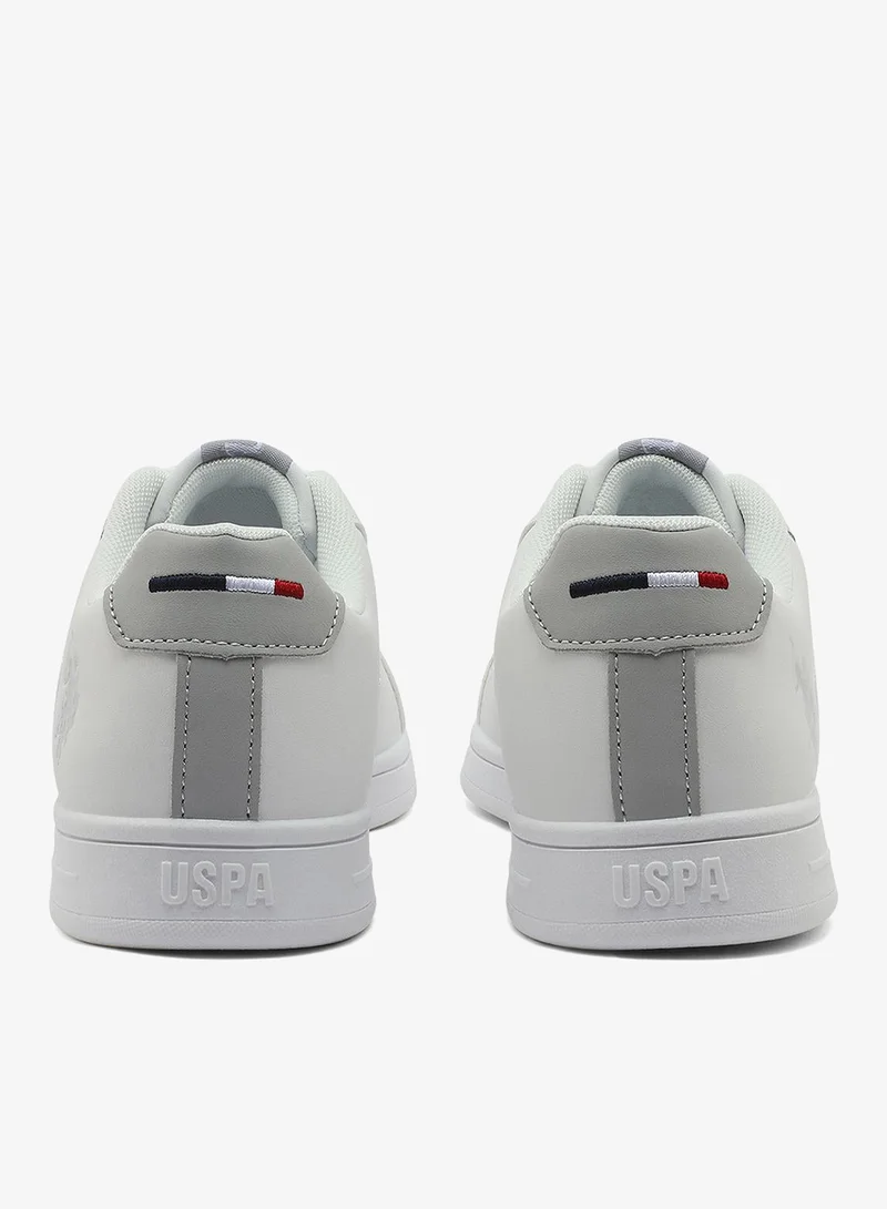 U.S. Polo Assn. white Women's White Sneakers - Elegant Design,Comfortable Casual Shoes for Everyday Wear for Women | Best Price UAE