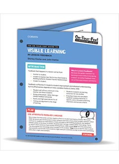 The Onyourfeet Guide To Visible Learning Inlesson Feedback By Clarke, Shirley - Hattie, John Paperback 