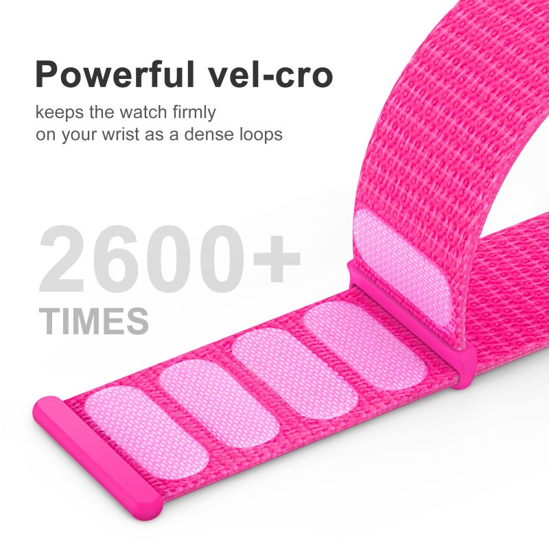 AMSKY Sport Nylon Loop Band Compatible with Apple Watch Bands 38MM 40MM 41MM 42MM 44MM 45MM 46MM 49MM Women Men,Breathable Adjustable Straps for iWatch Band Series 11 10 SE 9 8 7 6 5 4 3 2 Ultra - Image 3