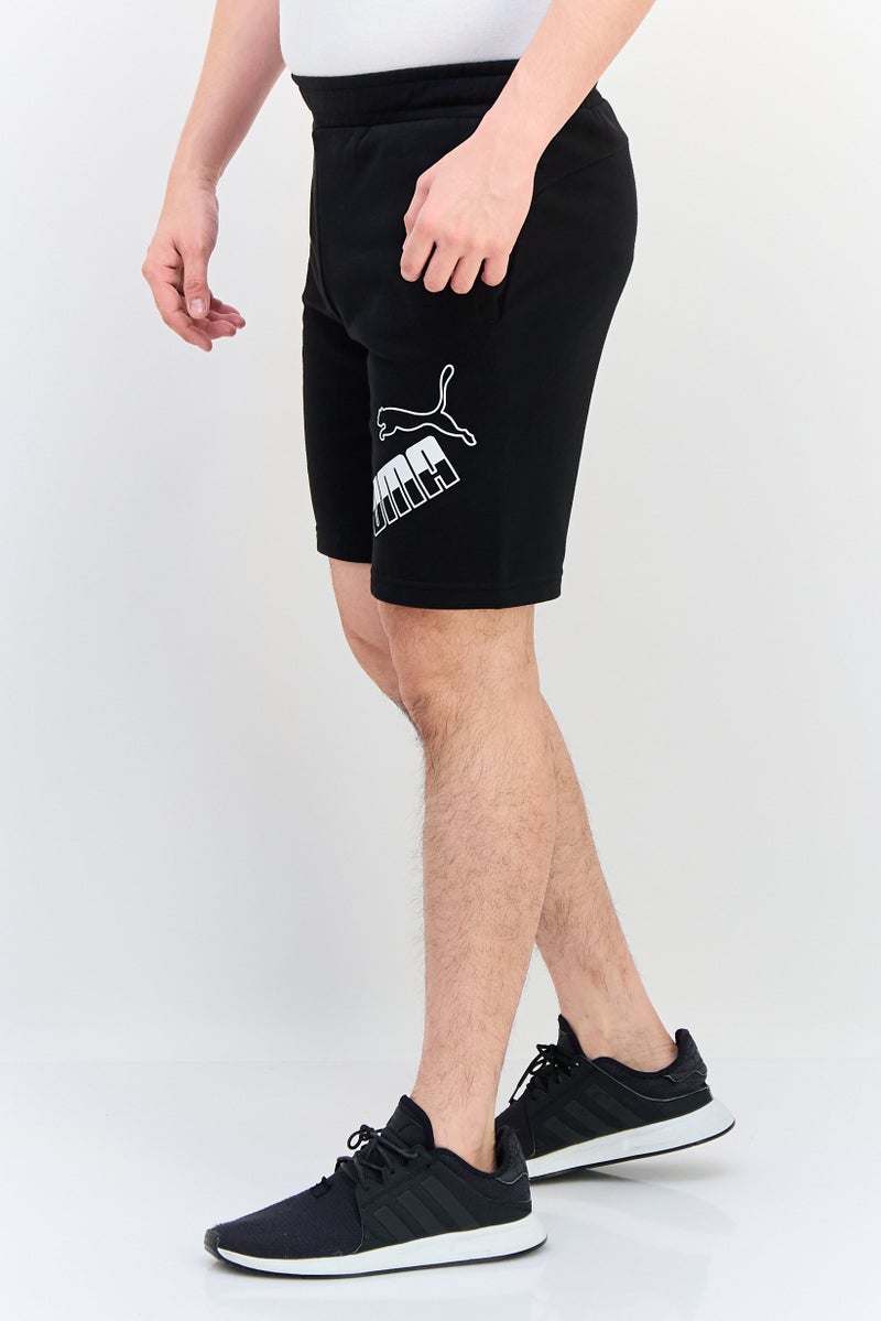 PUMA Men Regular Fit Brand Logo Outdoor Shorts, Black - Image 3