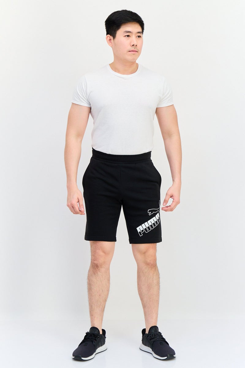 PUMA Men Regular Fit Brand Logo Outdoor Shorts, Black - Image 4