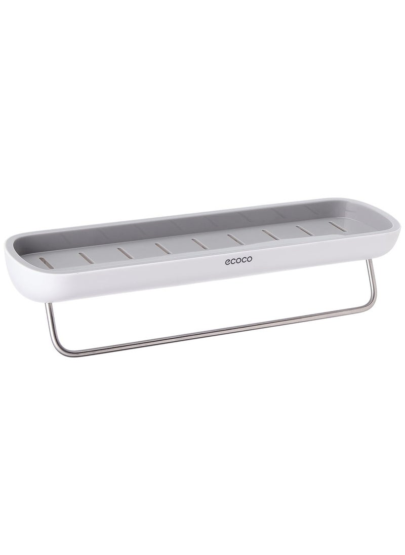 ecoco - ECOCO E1923 Multi Function Wall storage Shelf - Grey White - Image 1