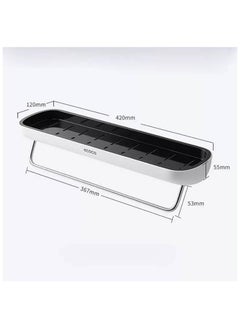 ecoco ECOCO E1923 Multi Function Wall storage Shelf - Grey White  - Image 2