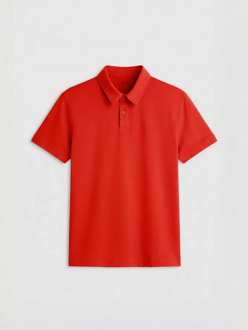 تومي لايف TOMMY Men's Cotton Elastane Polo T-Shirt