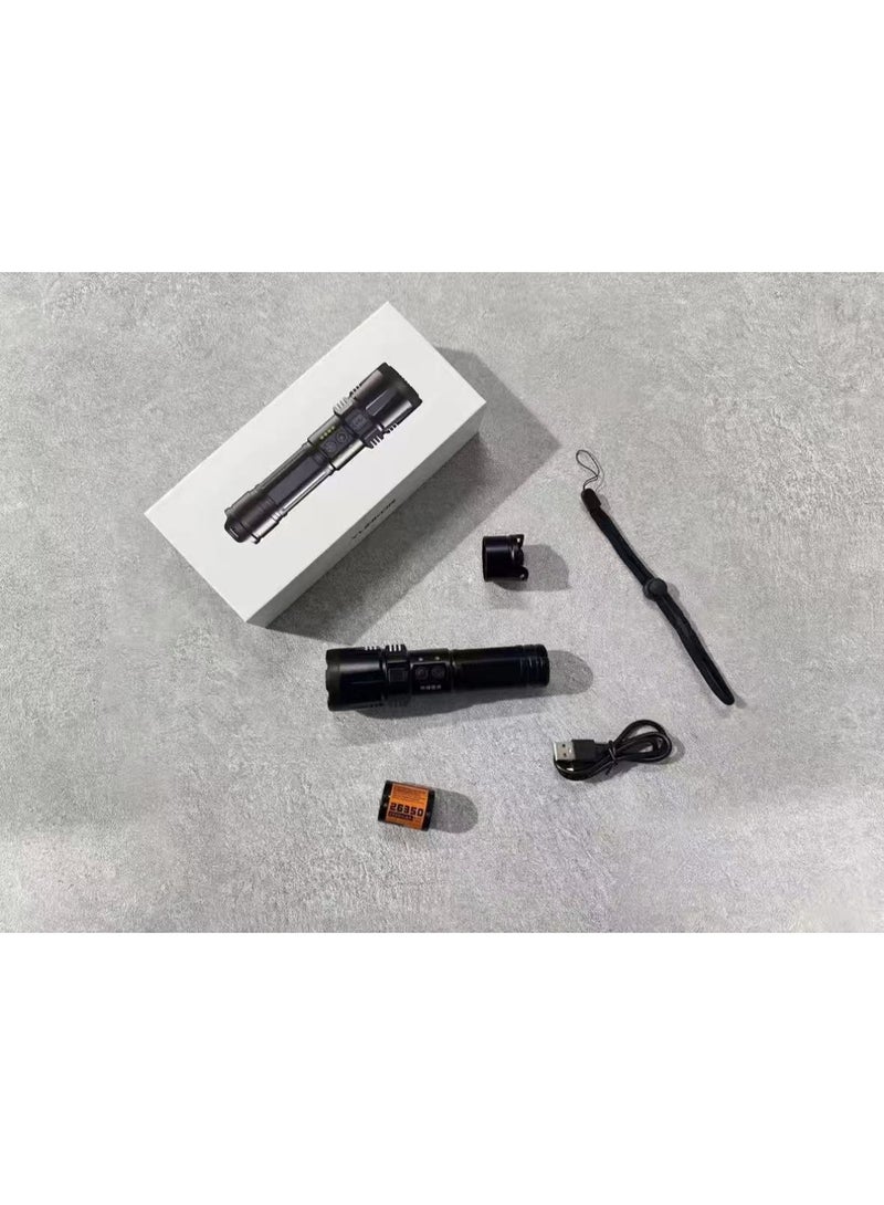 Rechargeable LED Flashlights High Lumens Tactical Flashlight with Zoomable Super Bright Waterproof Flashlights for Emergencies,Camping,Hiking,Home - Image 2