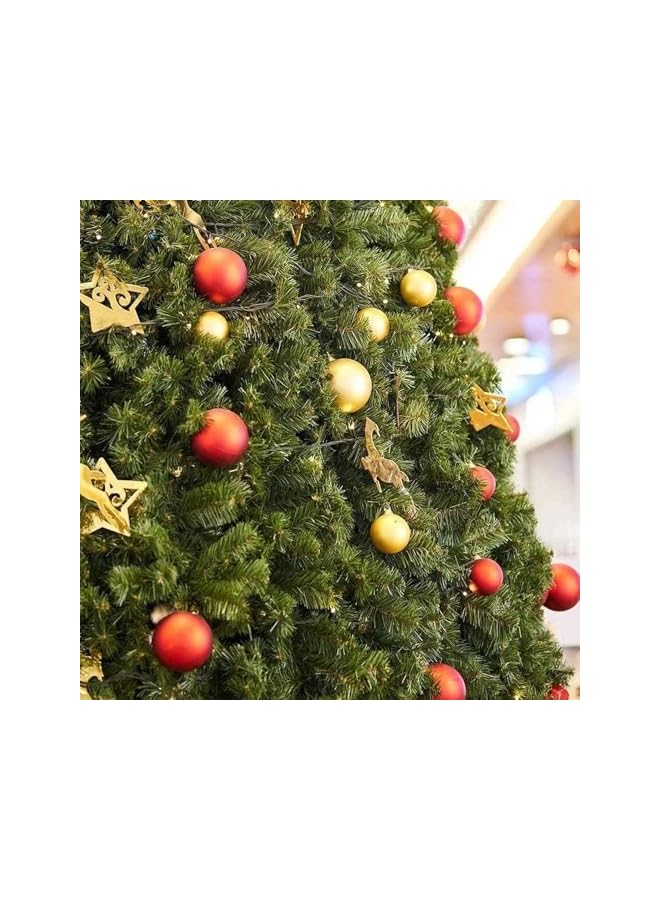 The Bros 24 قطعة كرات زينة شجرة عيد الميلاد الحمراء 4 سم - زينة احتفالية لحفلات العطلات، ديكور الحدائق للاحتفالات ليلة رأس السنة (حمراء) - Image 2