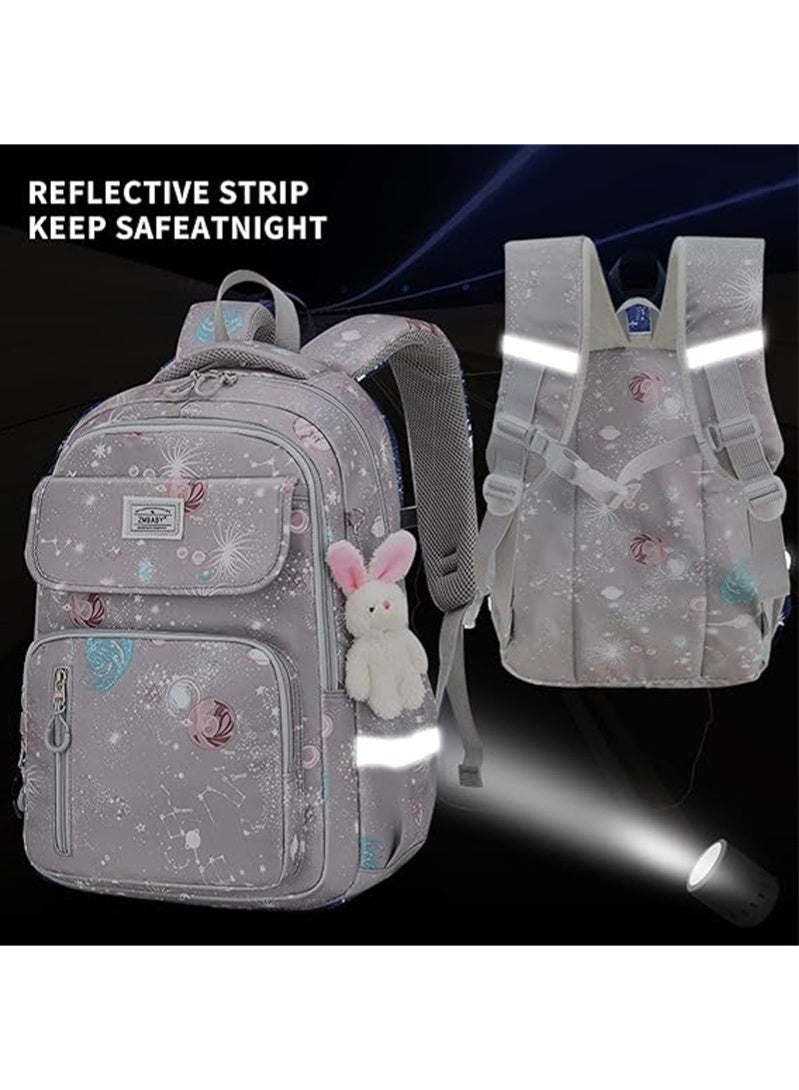 School Bags for Girls, Backpack for Kids Girls, School Bookbag for Elementary, Lightweight Single School Bag for Students - Image 5