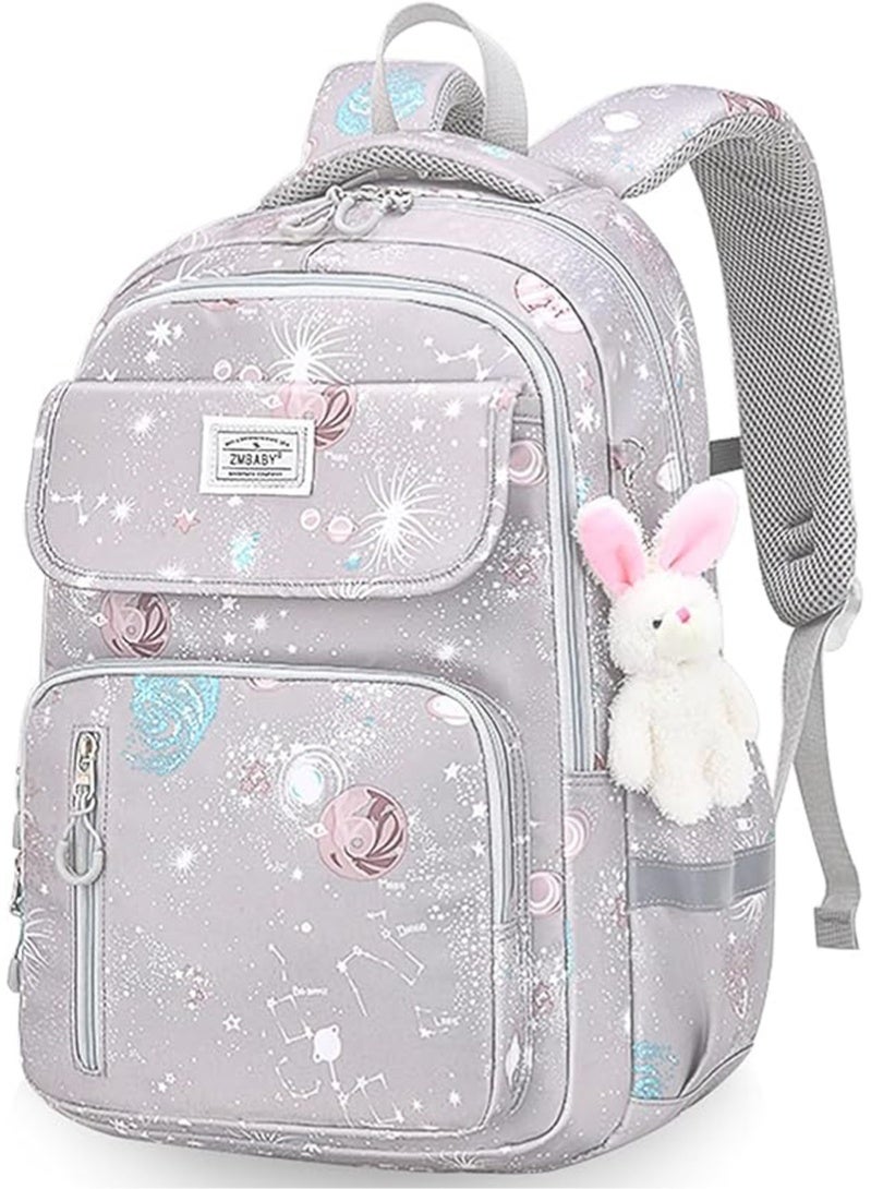 School Bags for Girls, Backpack for Kids Girls, School Bookbag for Elementary, Lightweight Single School Bag for Students - Image 1