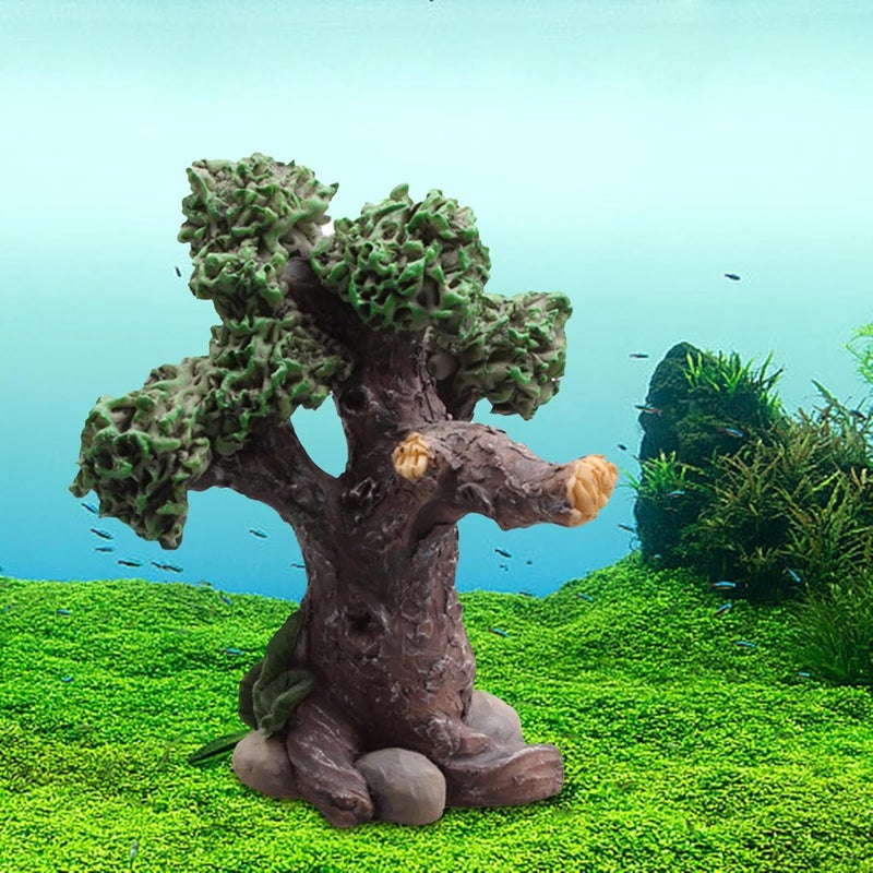 Aquarium Bonsai Tree, Fish Tank Decoration Ornament,Creative,DIY Landscape Accessories,Resin for Gardening Aquarium Decor - Image 5