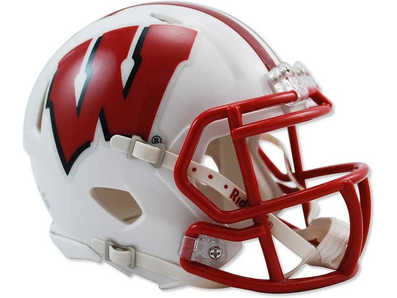 Riddell NCAA Wisconsin Badgers Speed Mini Helmet - Image 4