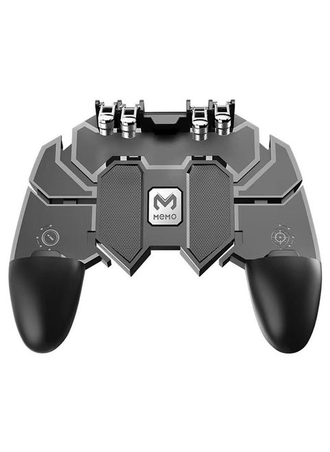 XICEN Mobile Game Controller with L1R1 L2R2 Triggers, PUBG Mobile Controller 6 Fingers Operation, Joystick Remote Grip Shooting Aim Keys（AK-66）
