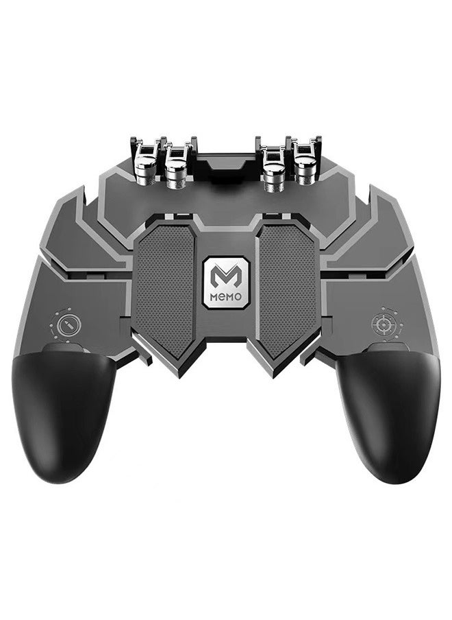 Beauenty XICEN Mobile Game Controller with L1R1 L2R2 Triggers, PUBG Mobile Controller 6 Fingers Operation, Joystick Remote Grip Shooting Aim Keys（AK-66）  - Image 1