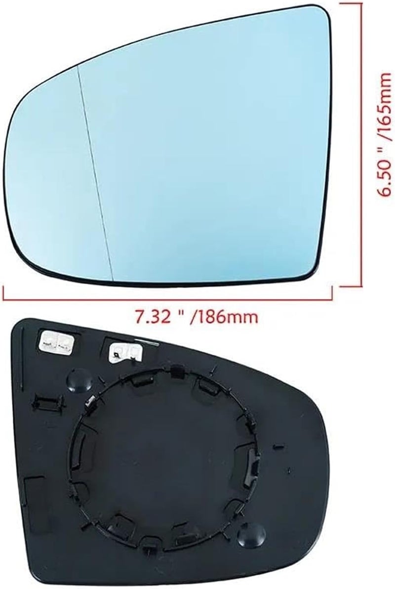 QASULER Wing Mirror Glass for BMW X5 X6 Series - Image 3