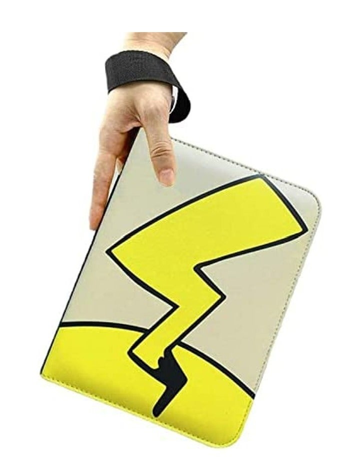 جراب حمل وحامل بطاقات بوكيمون لبطاقات البوكيمون المحمولة وحامل بطاقات التداول وحامل ألبوم جامع يحمل 400 بطاقة مع 50 ورقة قابلة للإزالة و 4 جيوب - Image 3