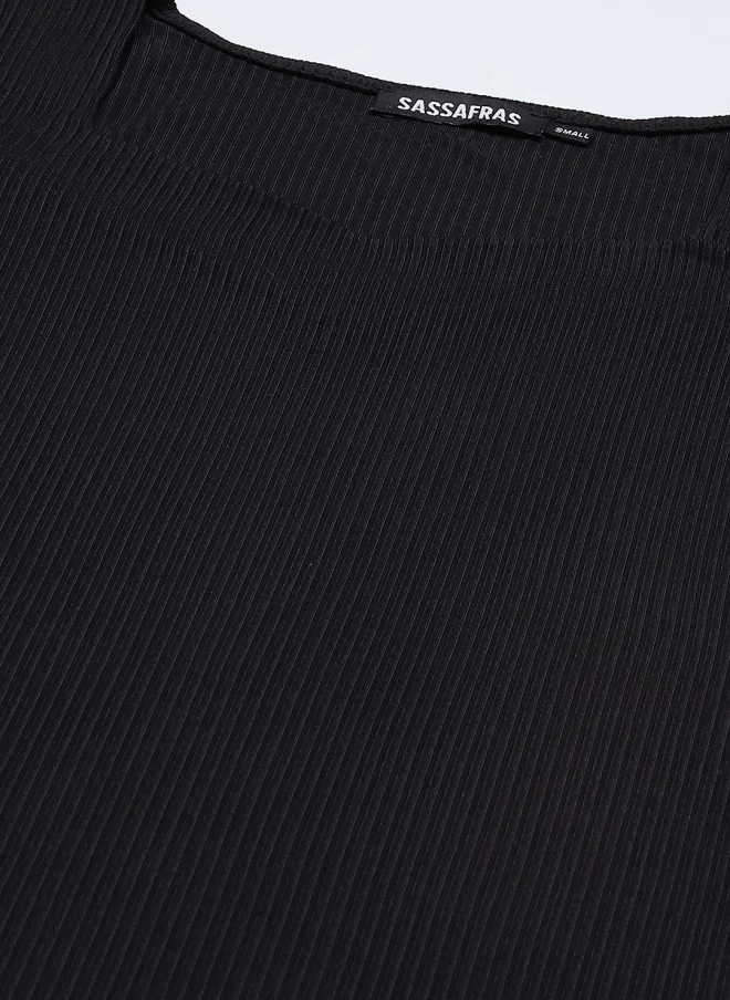 ساسافراس Black Bodycon Dress for Women
